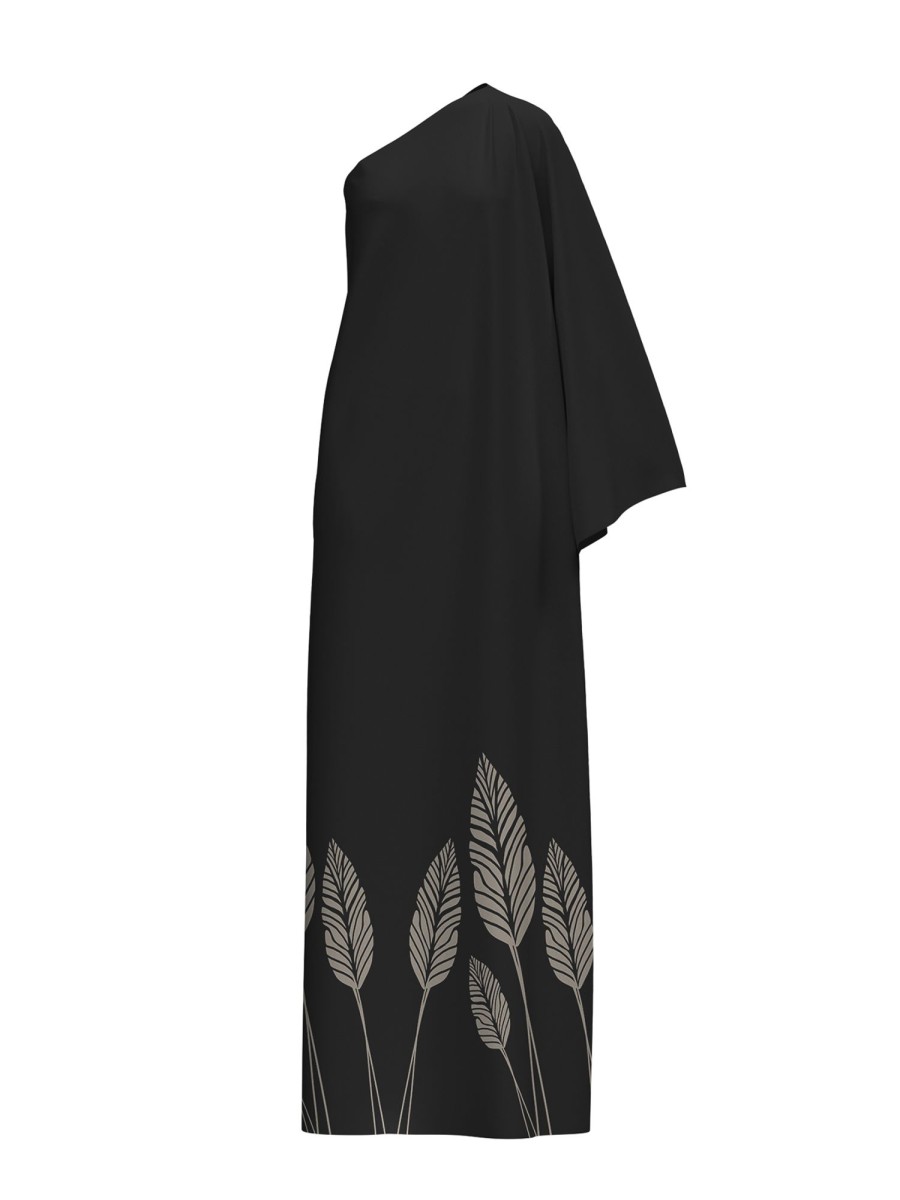 Clothing diarrablu | Satu Dress - Palms Noir