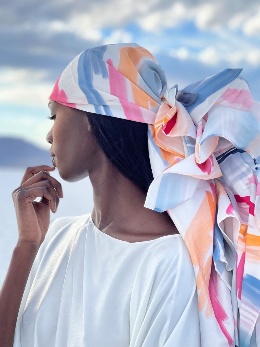 Accessories diarrablu | Scarf / Headwrap - Arte Plein Blanc