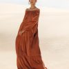 Clothing diarrablu | Sustainable Kudi Dress - Solid Rust