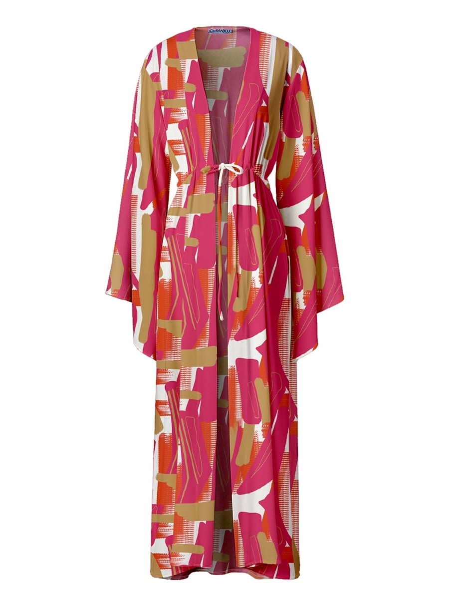 Clothing diarrablu | Sirene Kimono - Abstract Rose