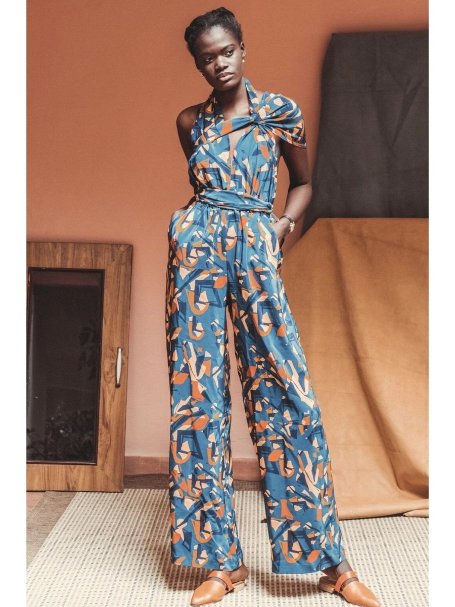 Clothing diarrablu | Umy Jumpsuit - Walo Teal