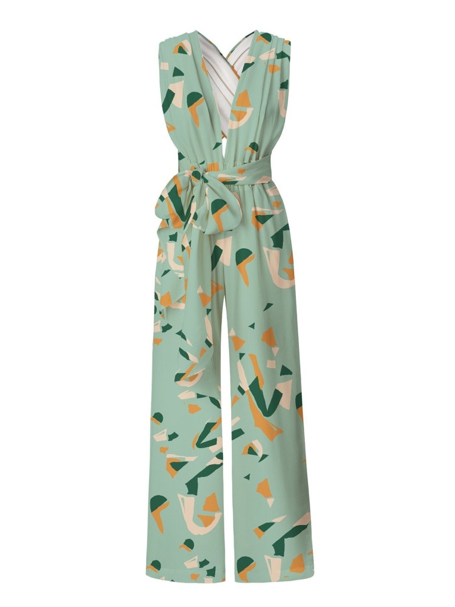 Clothing diarrablu | Umy Jumpsuit - Saly Vert