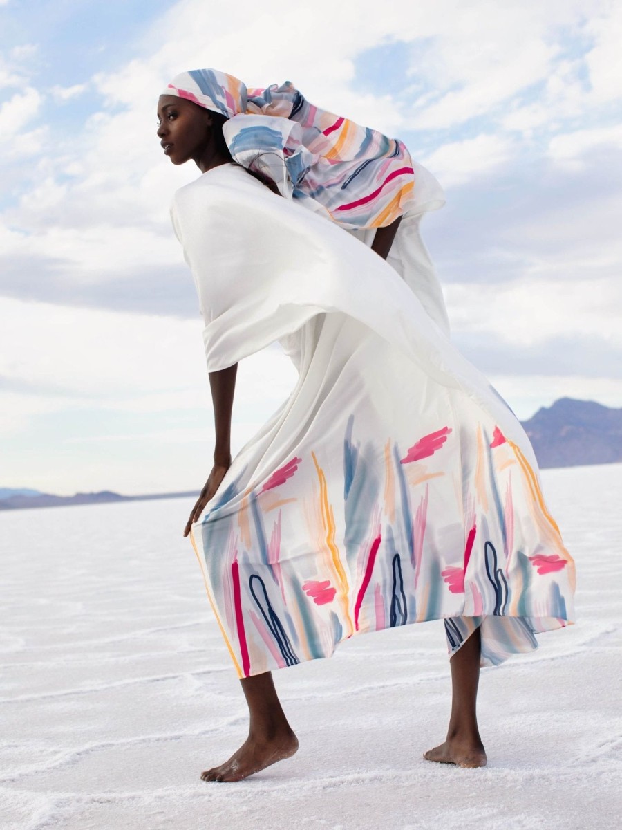 Clothing diarrablu | Mbubu Dress - Arte Blanc