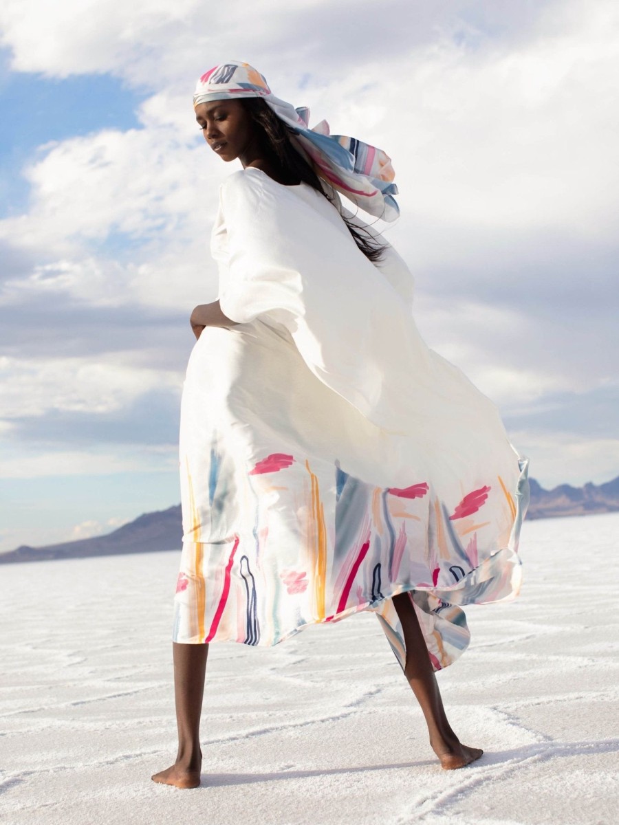 Clothing diarrablu | Mbubu Dress - Arte Blanc