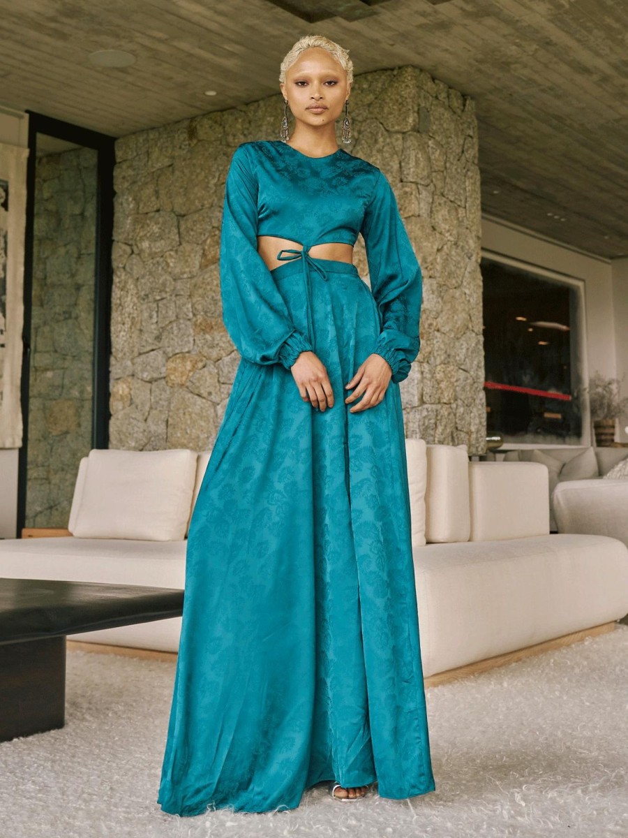 Clothing diarrablu | Rahma Dress - Zeen Teal