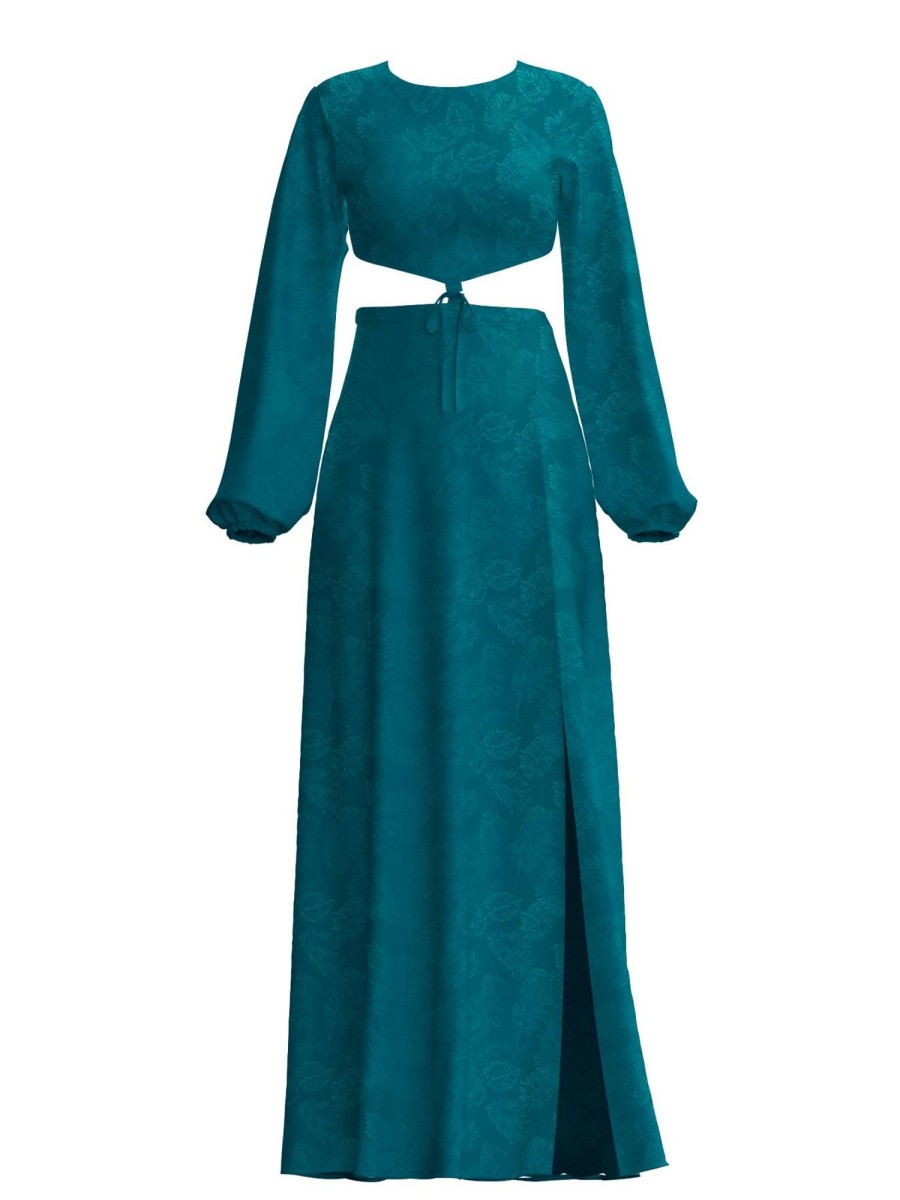 Clothing diarrablu | Rahma Dress - Zeen Teal