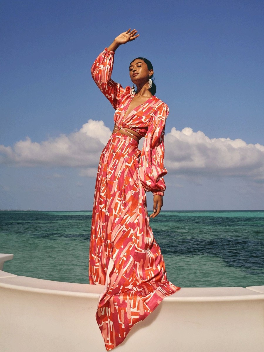 Clothing diarrablu | Amal Dress - Atoll Rose