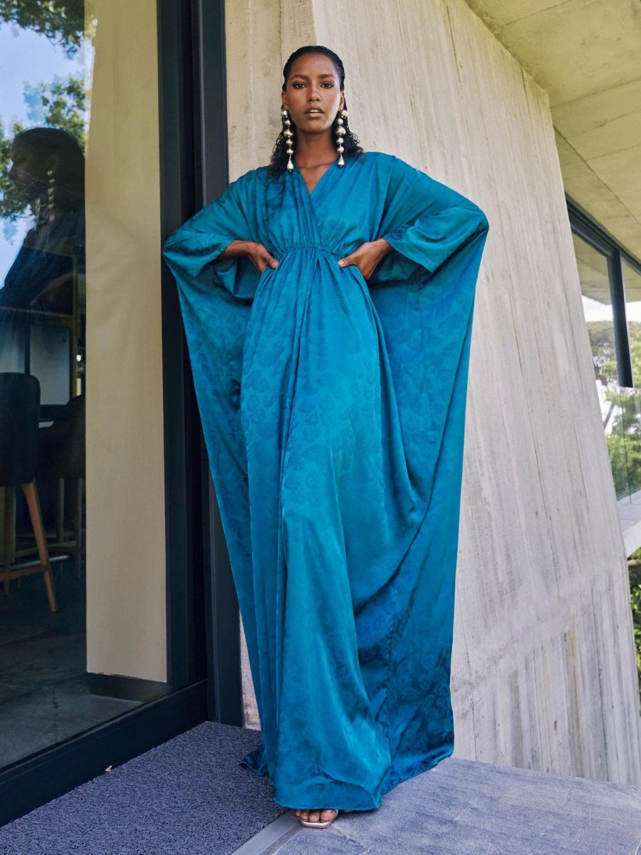 Clothing diarrablu | Naim Dress - Zeen Teal