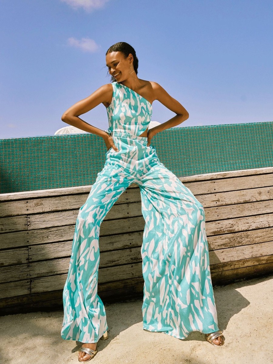 Clothing diarrablu | Kaira Jumpsuit - Playa Aqua