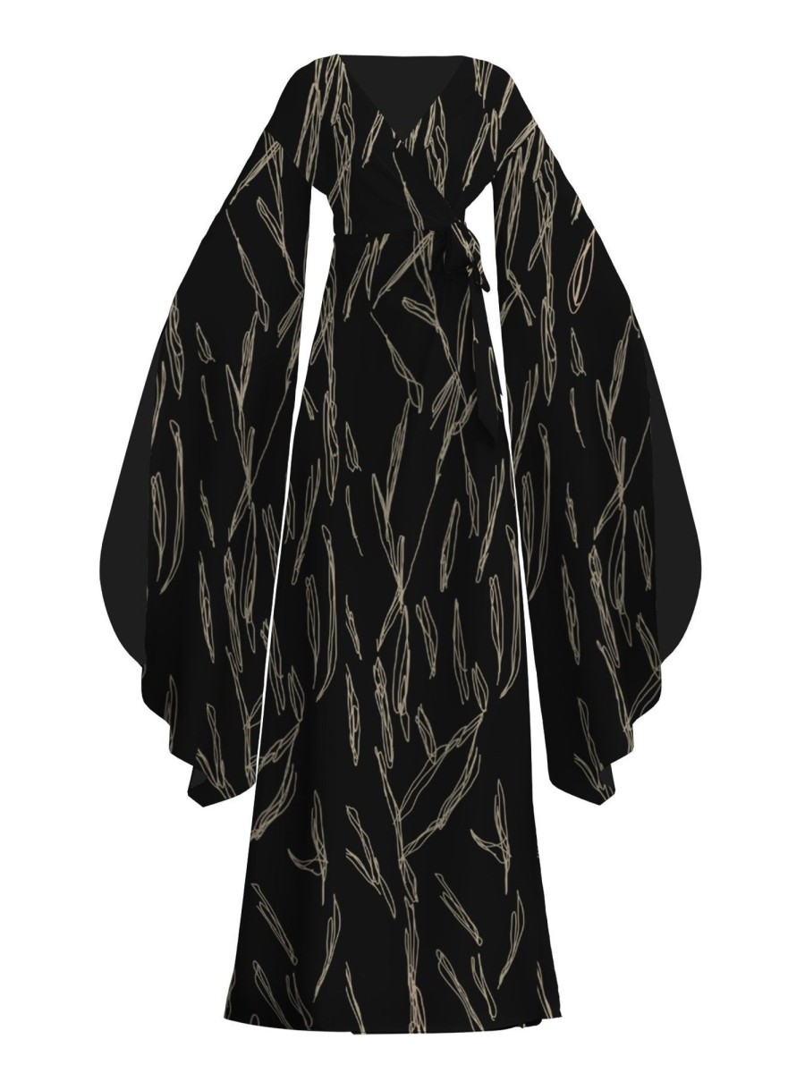 Clothing diarrablu | Maya Dress - Scribble Noir