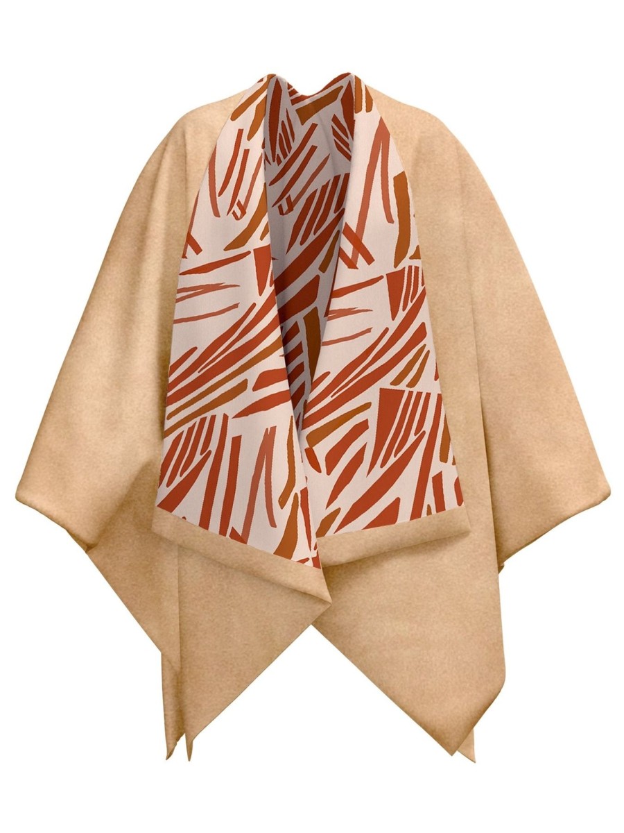 Clothing diarrablu | Reversible Amy Ben Poncho - Zena Cream