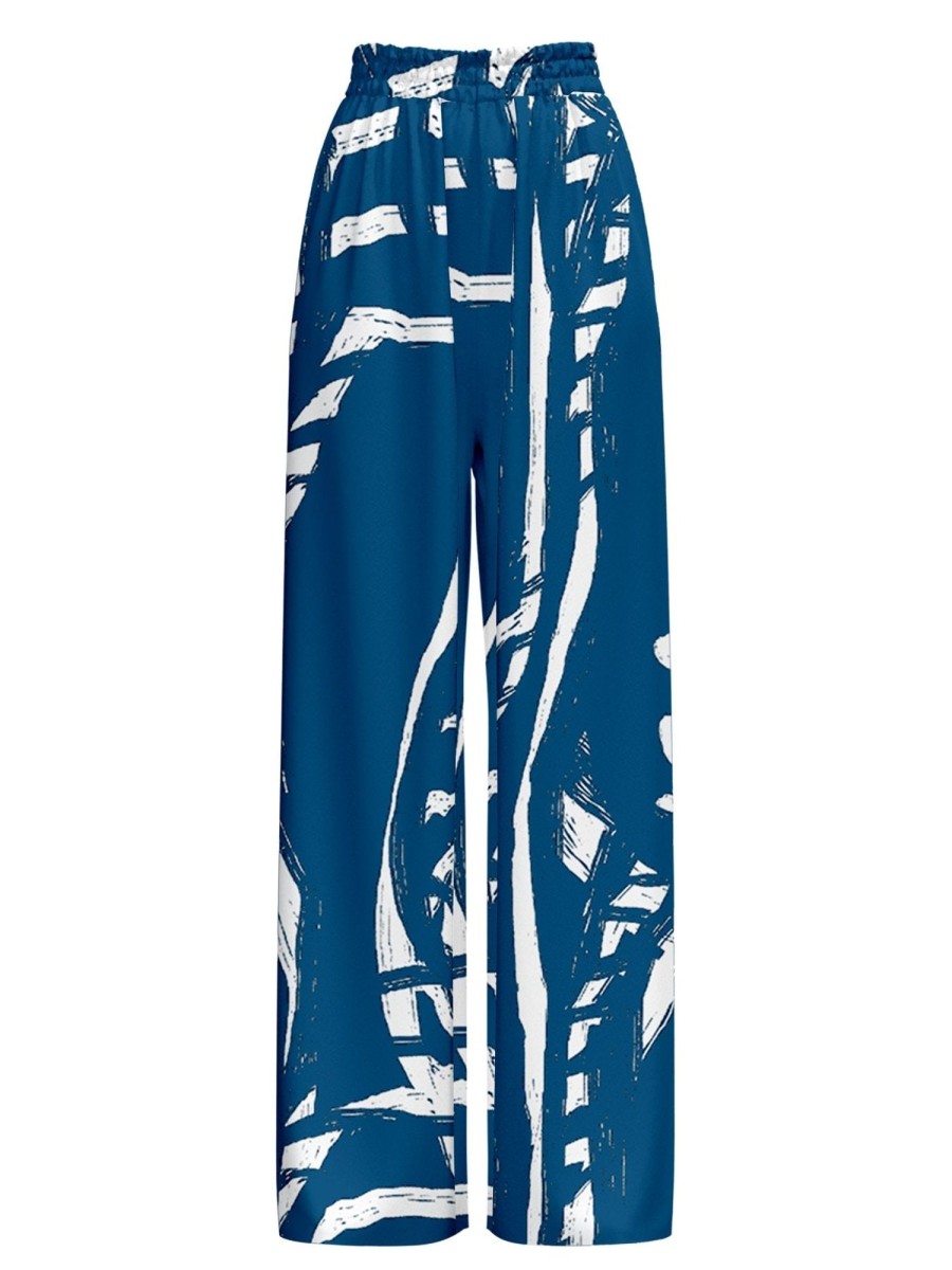 Clothing diarrablu | Leer Pants - Suto Blu