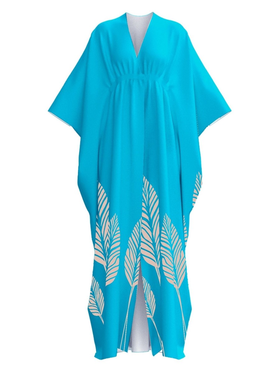 Clothing diarrablu | Naim Dress - Palms Blu