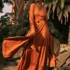 Clothing diarrablu | Sustainable Maya Dress - Solid Rust