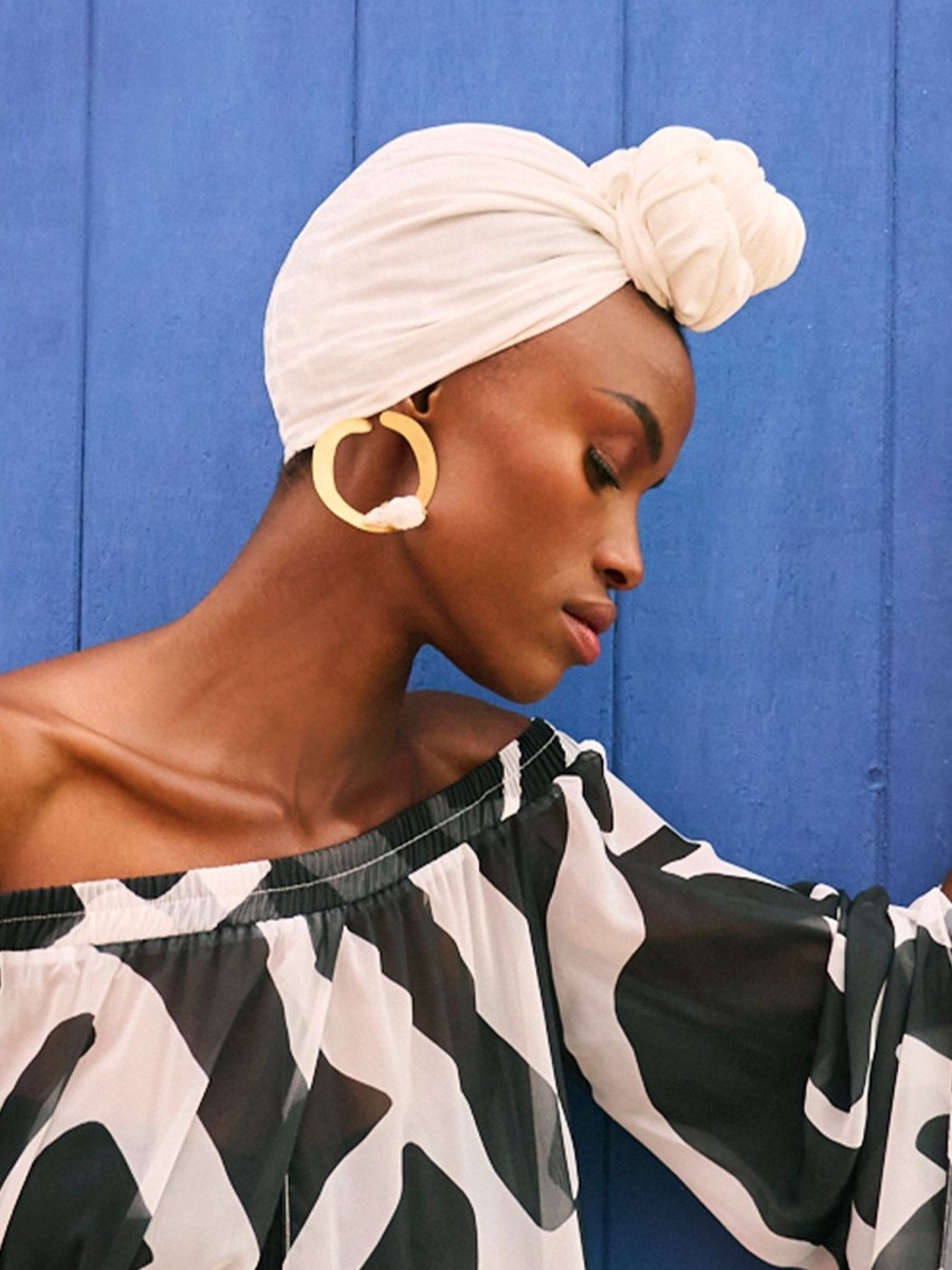 Accessories diarrablu | Moussor Headwrap - Dhaw Blanc