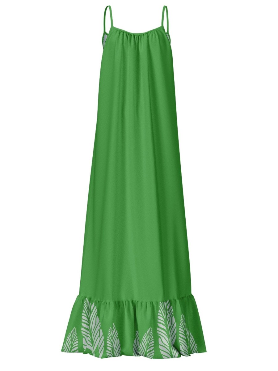 Clothing diarrablu | Fari Dress - Palms Vert