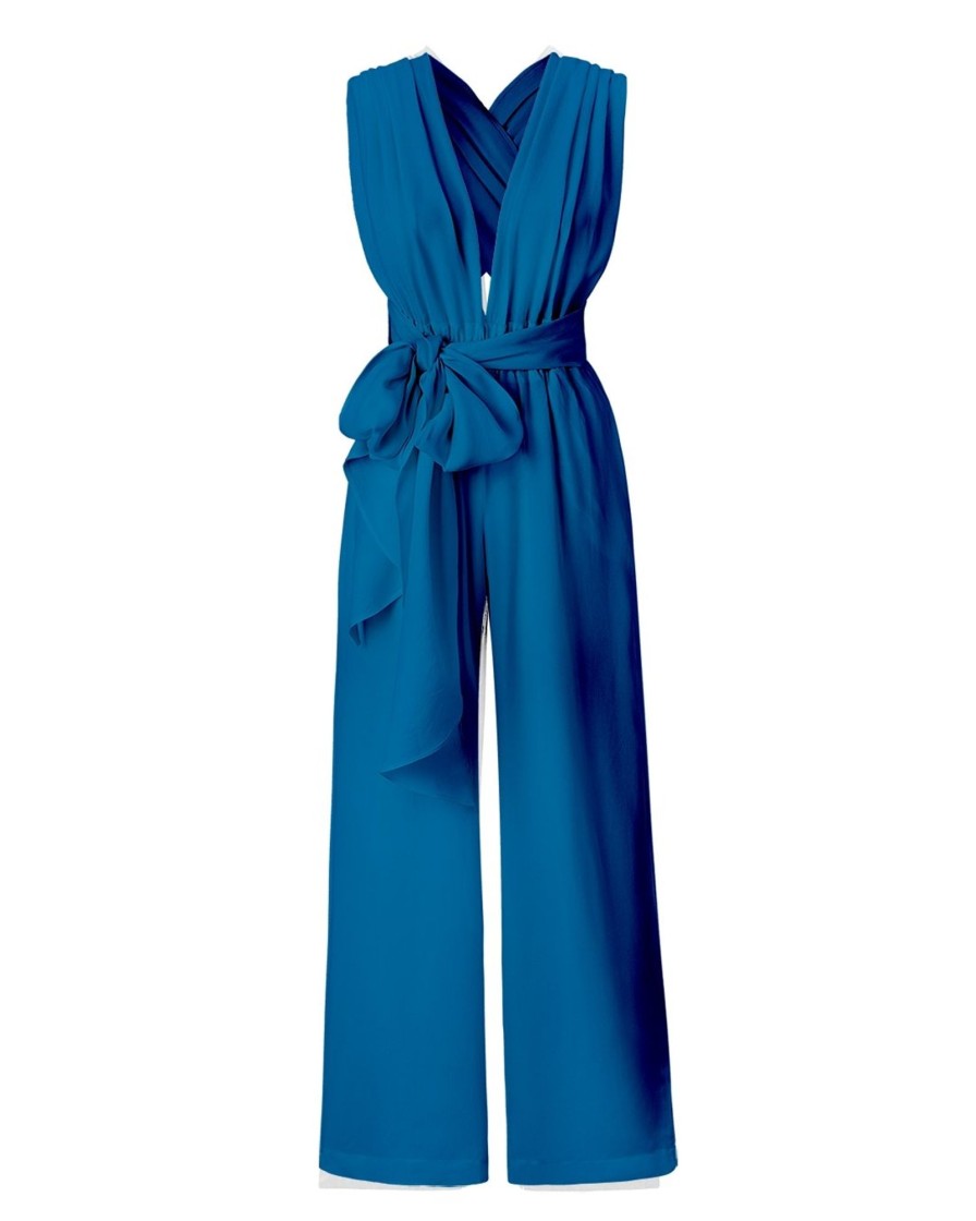 Clothing diarrablu | Sustainable Umy Jumpsuit - Solid Teal