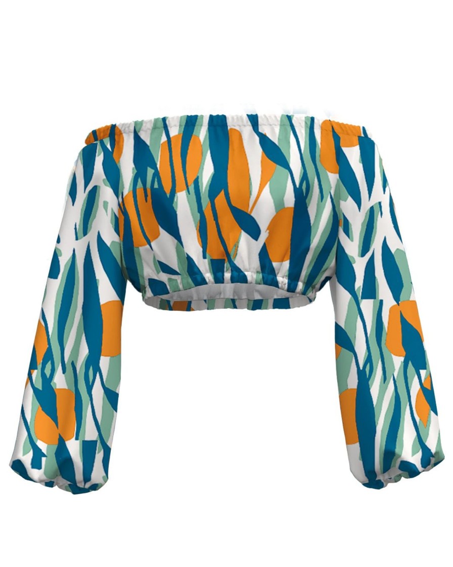 Clothing diarrablu | Naka Top - Arbol Orange