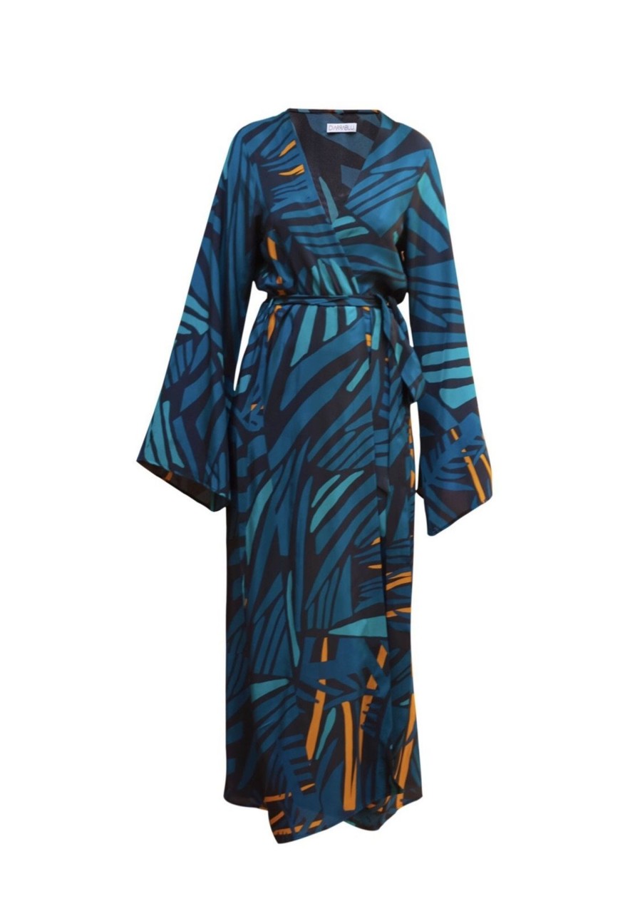 Clothing diarrablu | Wrap Dress - Baol Teal