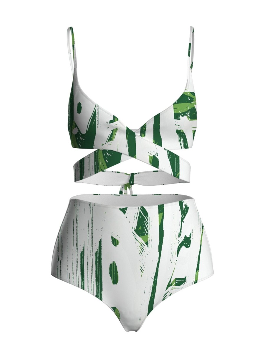 Clothing diarrablu | Idya Swimsuit - Garden Vert