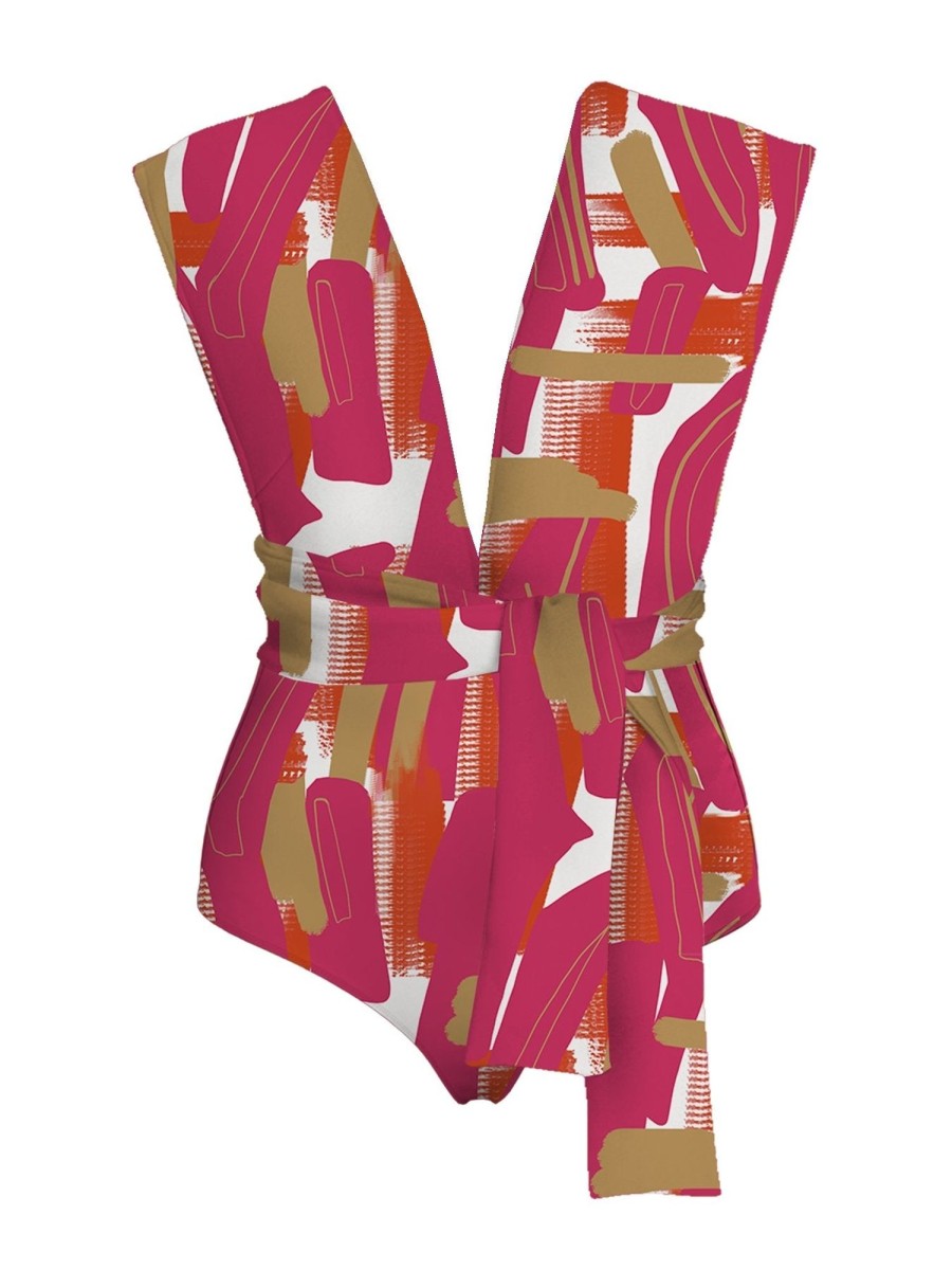 Clothing diarrablu | Infinity Swimsuit - Abstract Rose