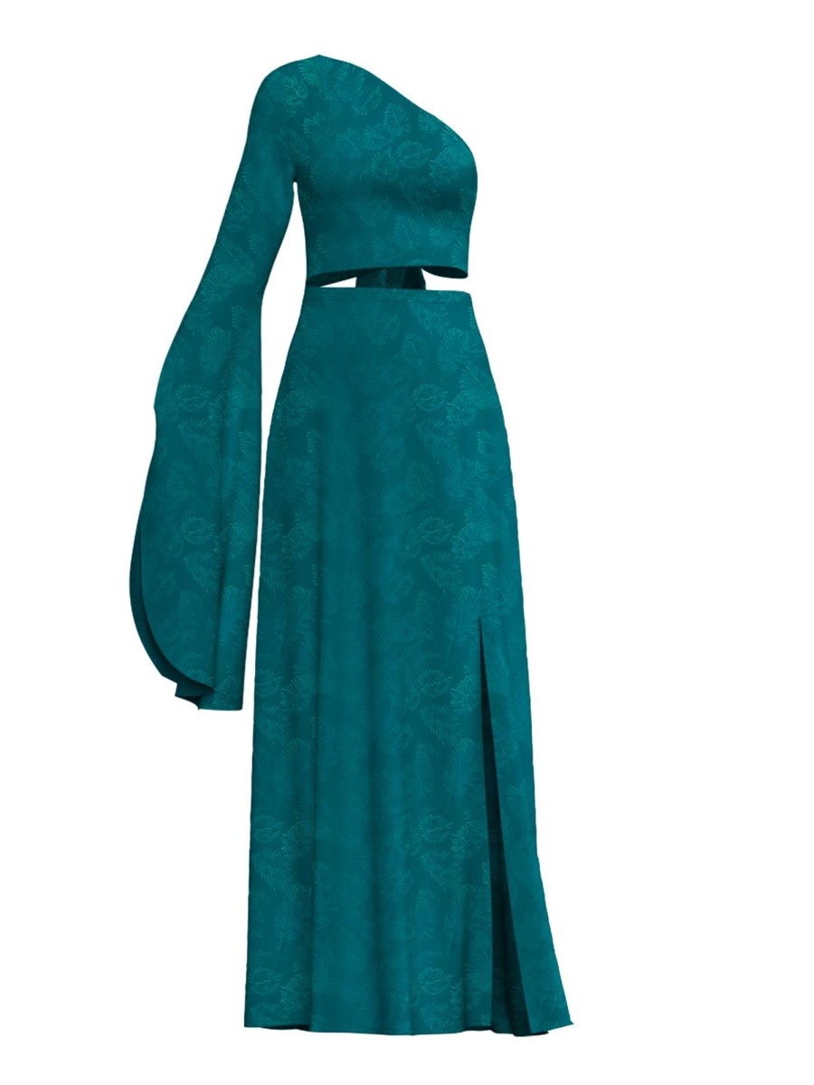 Clothing diarrablu | Eden Dress - Zeen Teal