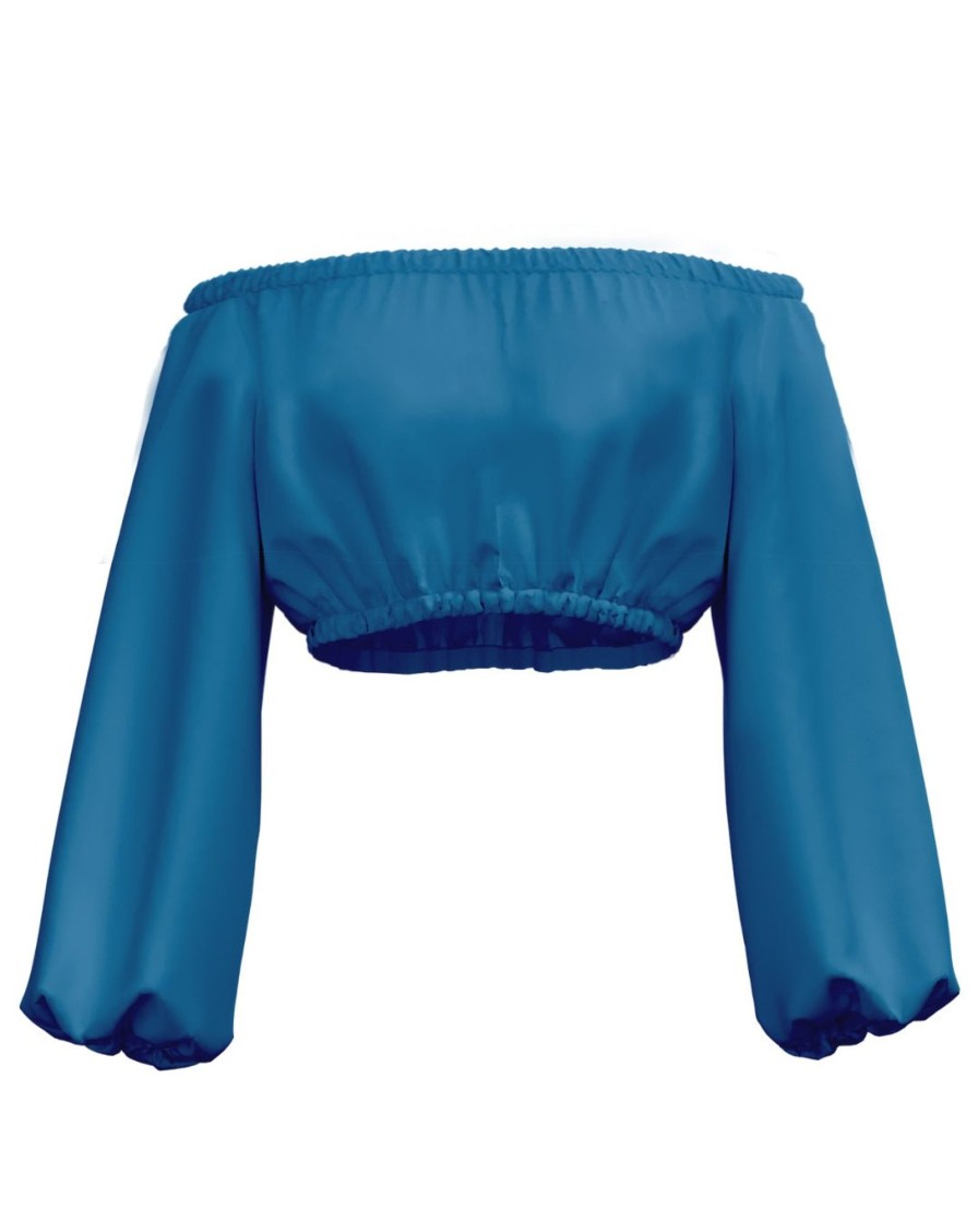 Clothing diarrablu | Sustainable Naka Top - Solid Teal