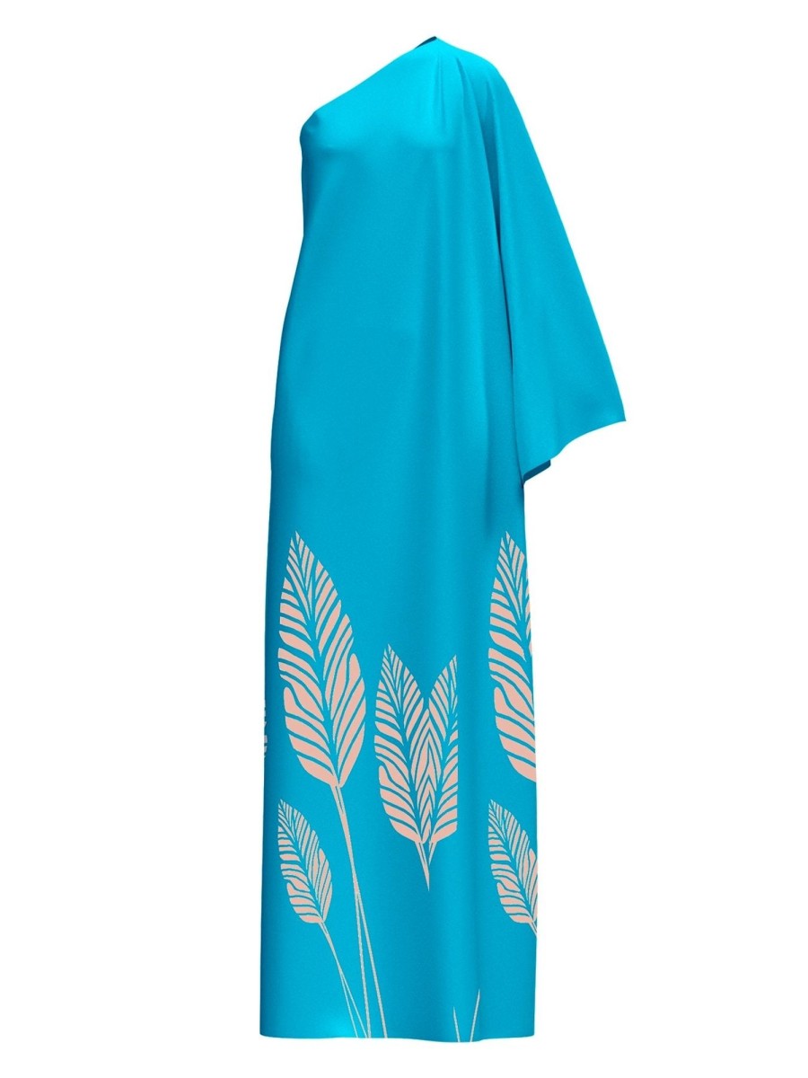 Clothing diarrablu | Satu Dress - Palms Blu