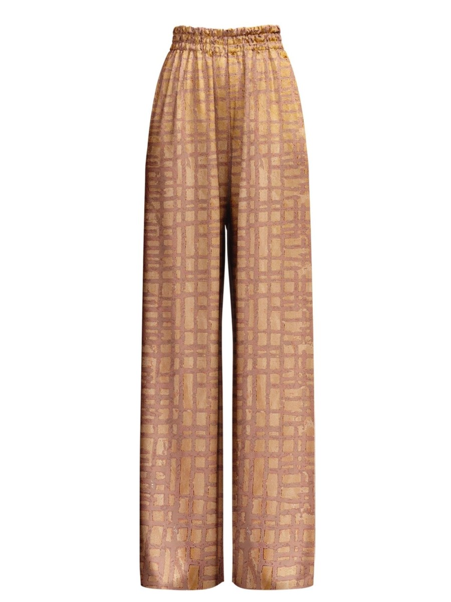 Clothing diarrablu | Leer Pants - Dhaw Gold