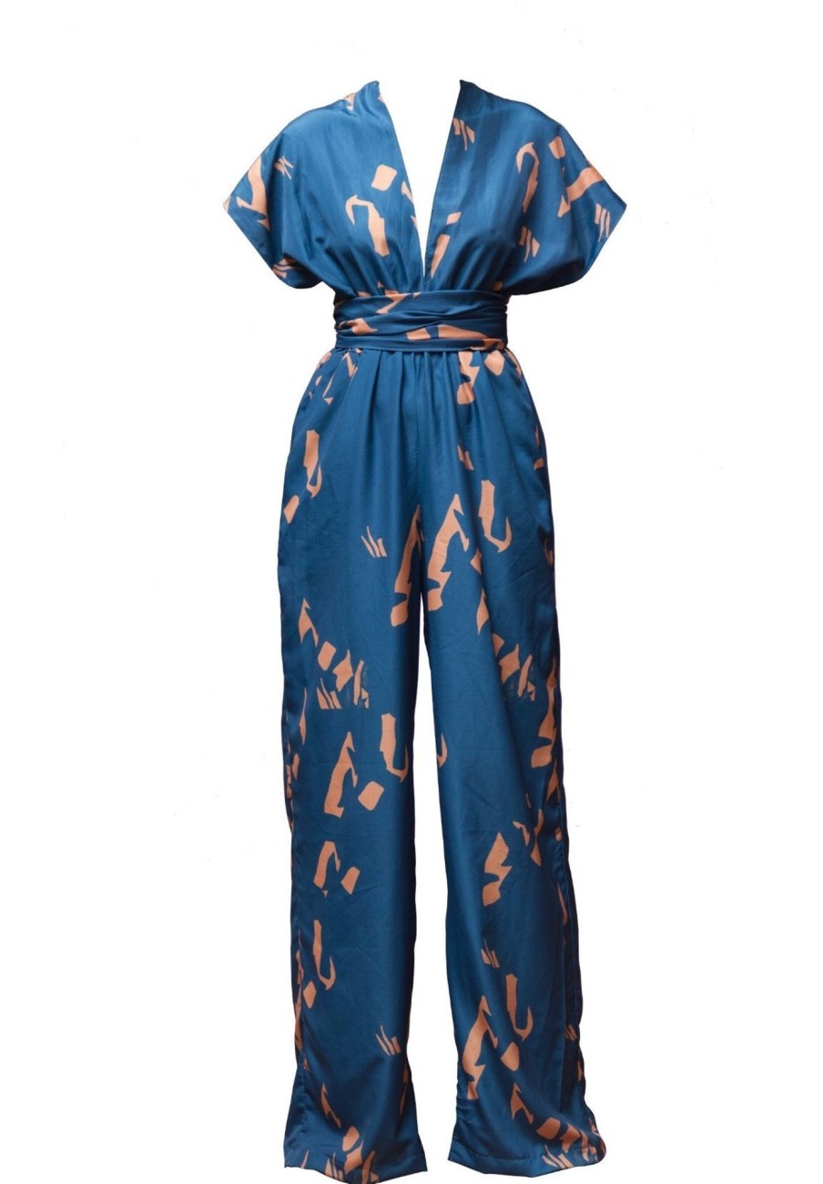 Clothing diarrablu | Umy Jumpsuit - Yraf Blue