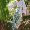 Clothing diarrablu | Leer Pants - Flora Green