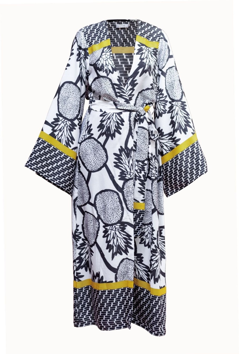 Clothing diarrablu | Awa Ben Kimono - Ananas Yellow