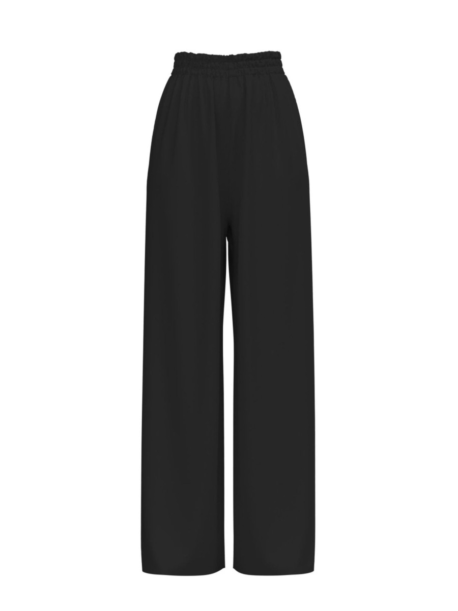 Clothing diarrablu | Sustainable Leer Pants - Solid Noir