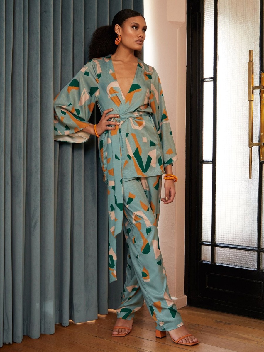 Clothing diarrablu | Mini Kimono - Saly Vert