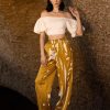 Clothing diarrablu | Leer Pants - Suto Gold