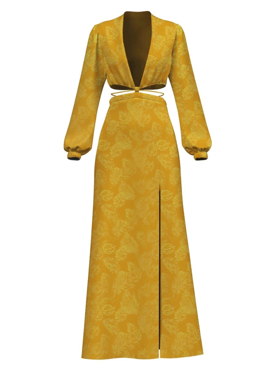 Clothing diarrablu | Amal Dress - Zeen Mustard