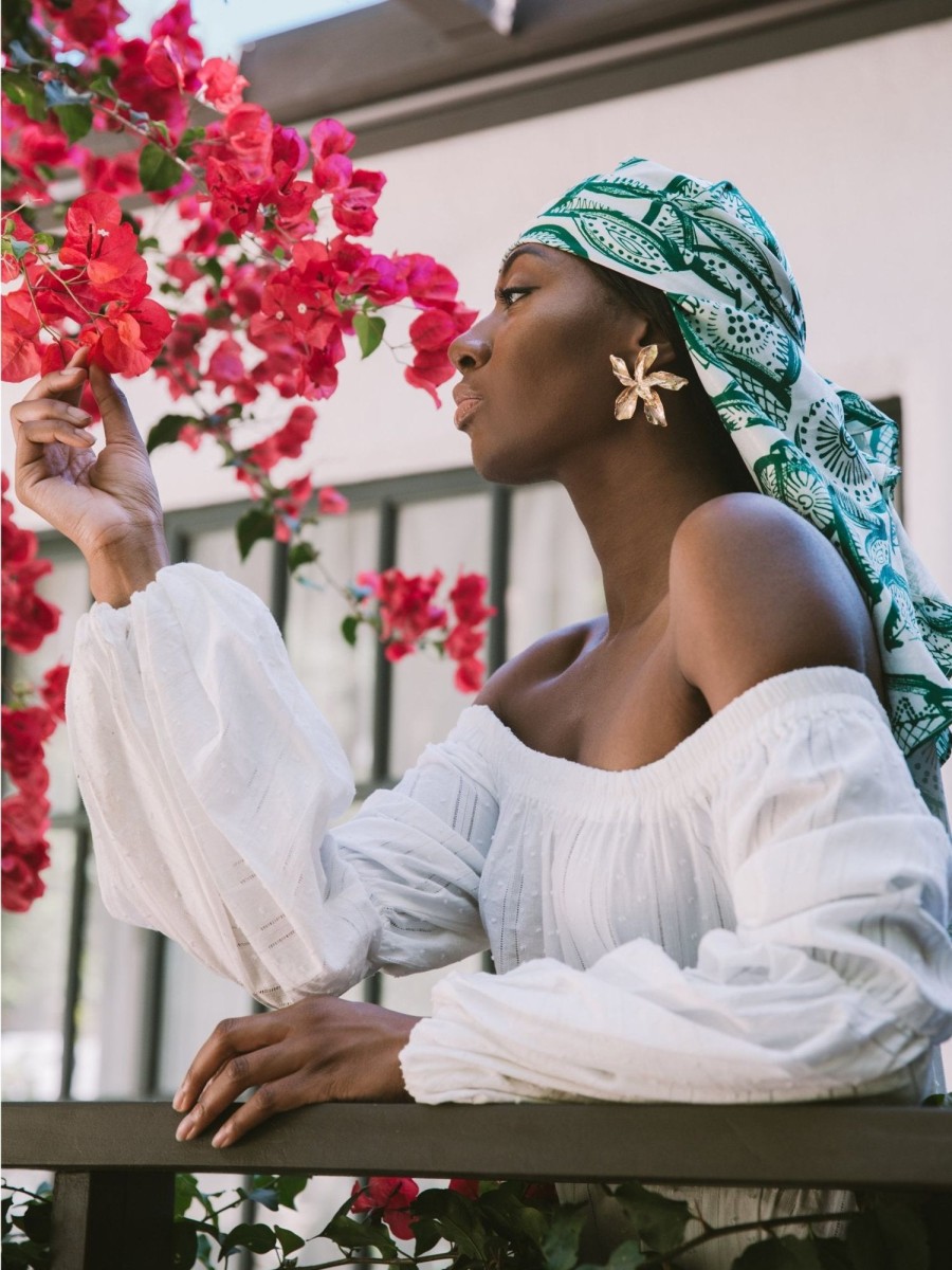 Accessories diarrablu | Moussor Headwrap - Flora Green