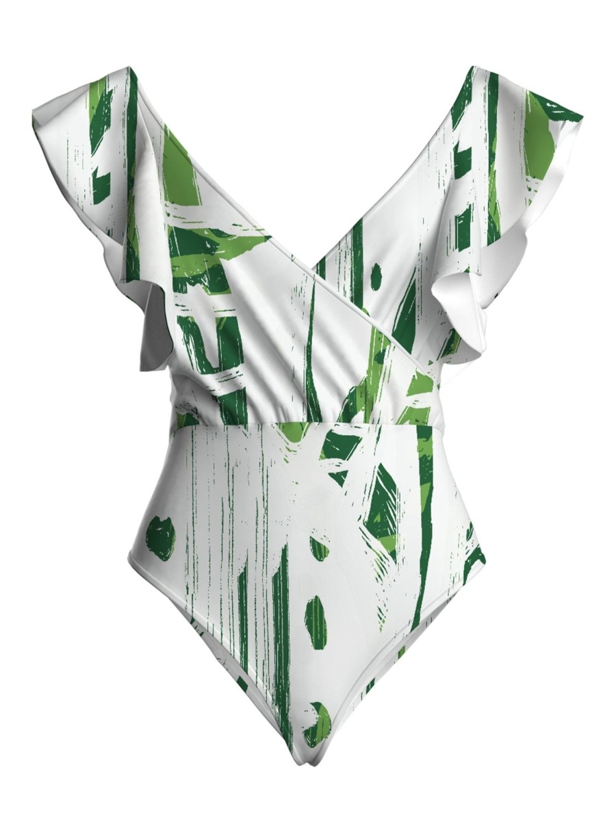 Clothing diarrablu | Nabu Swimsuit - Garden Vert