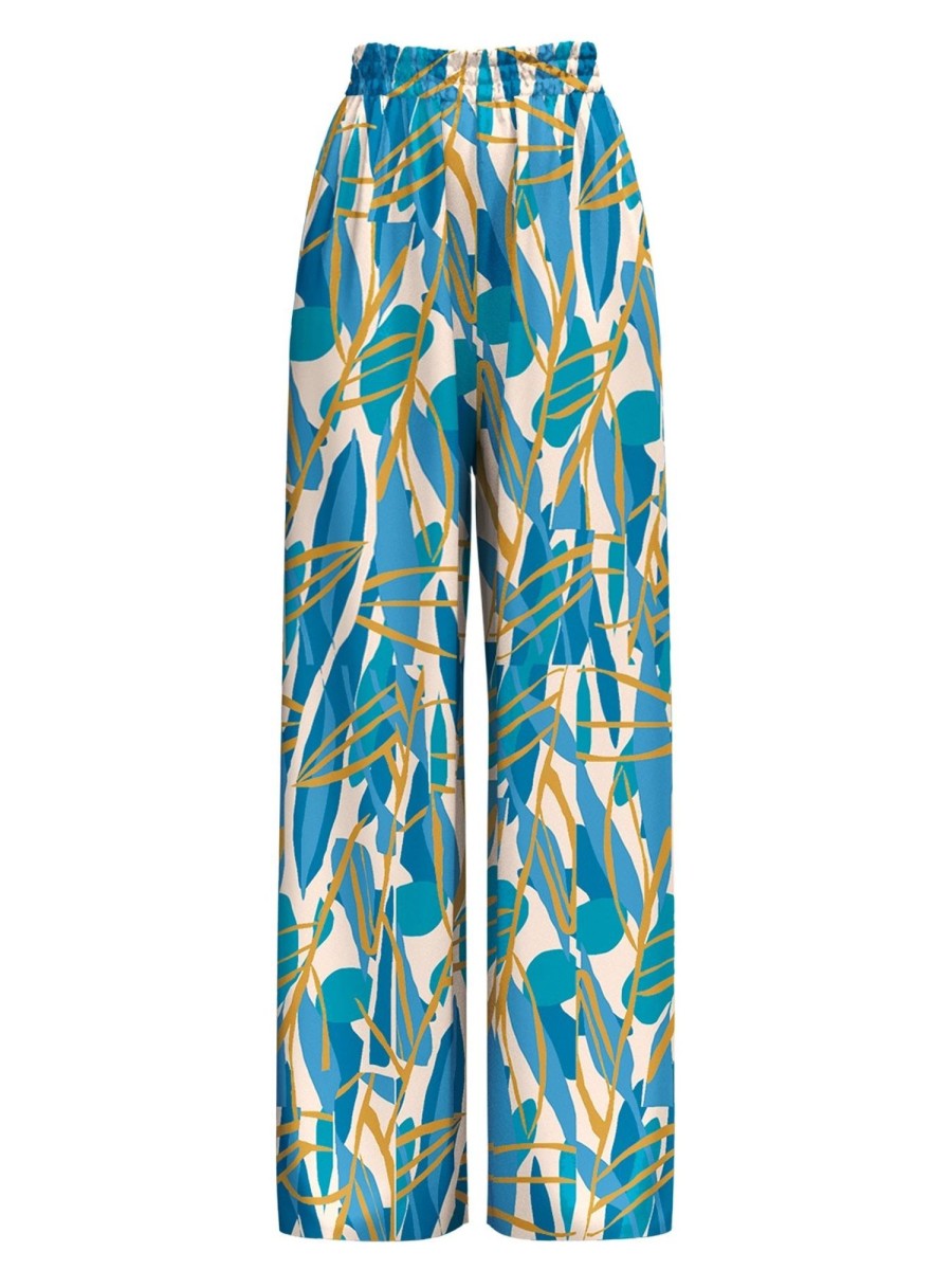 Clothing diarrablu | Leer Pants - Blossom Teal