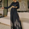 Clothing diarrablu | Rahma Dress - Palms Noir