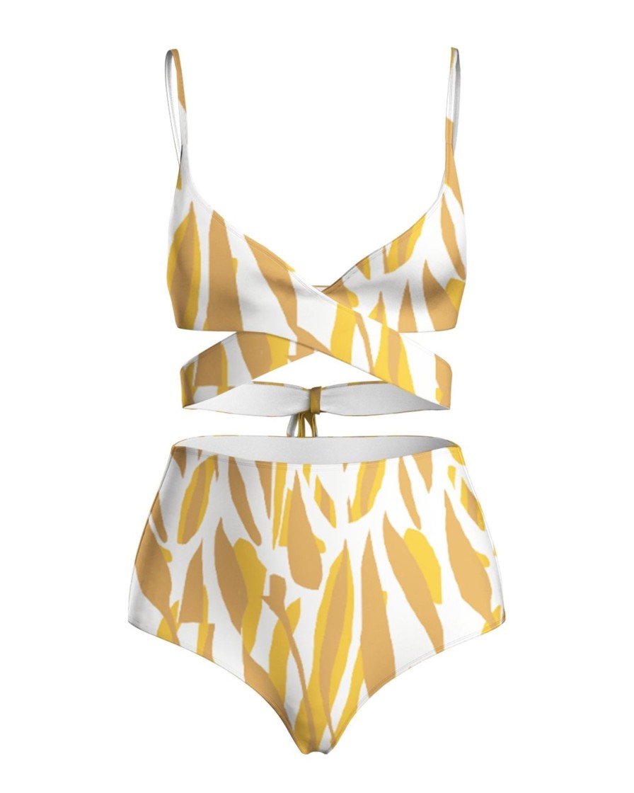 Clothing diarrablu | Idya Swimsuit - Jardin Mustard