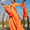 Clothing diarrablu | Sustainable Maya Dress - Solid Coral