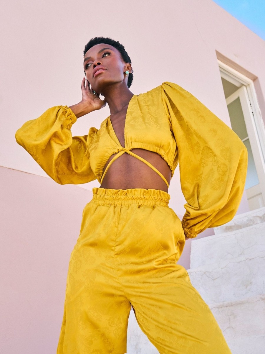 Clothing diarrablu | Lama Top - Zeen Mustard