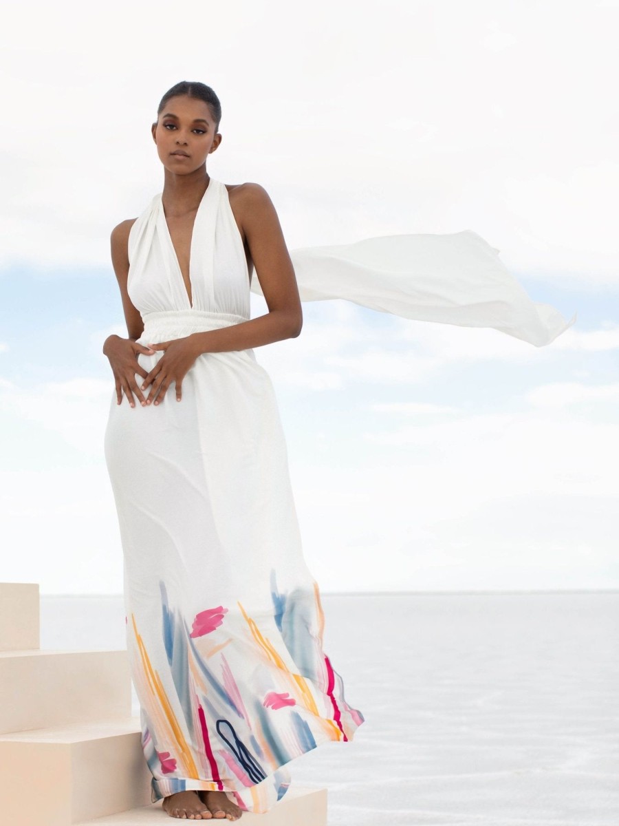 Clothing diarrablu | Mailys Dress - Arte Blanc