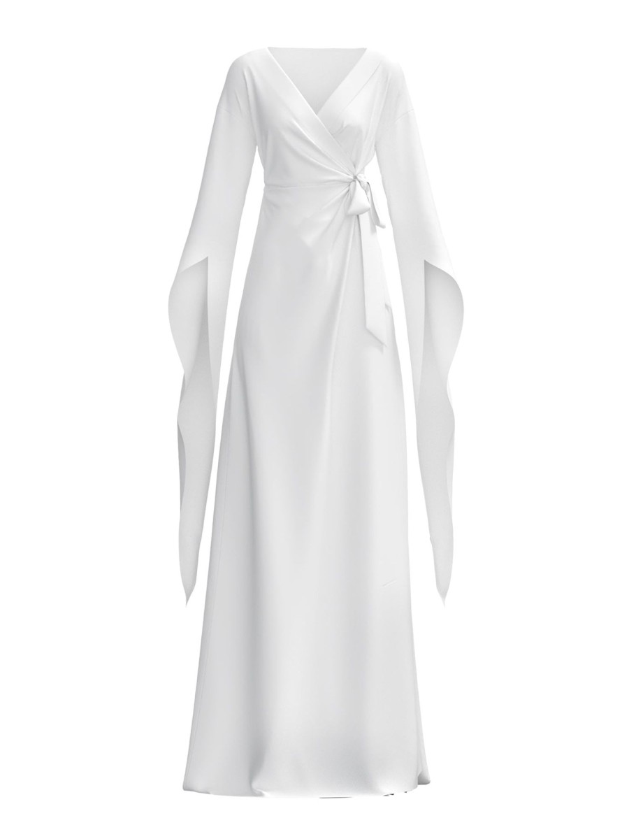 Clothing diarrablu | Sustainable Maya Dress - Solid Blanc