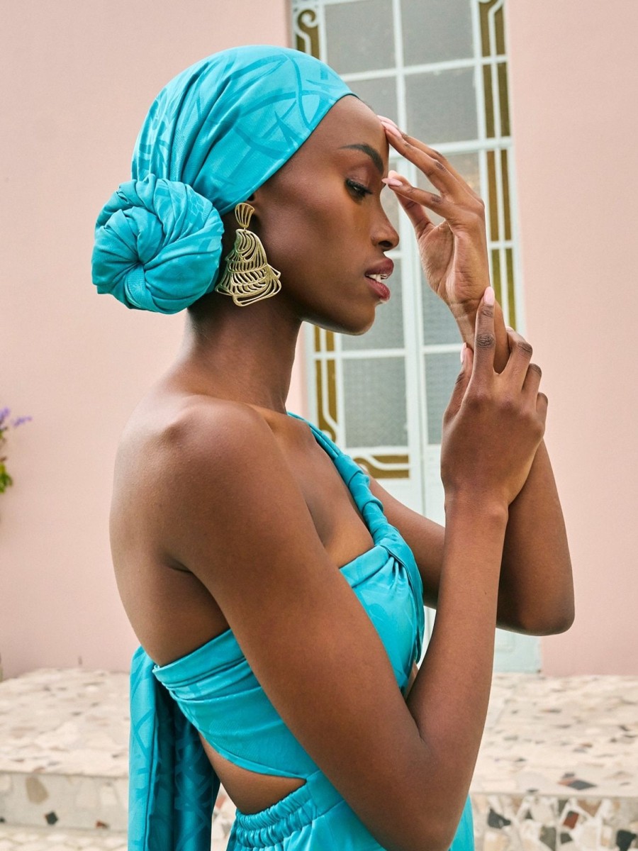 Accessories diarrablu | Moussor Headwrap - Zahr Blu