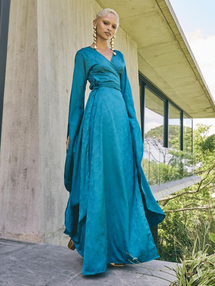 Clothing diarrablu | Maya Dress - Zeen Teal