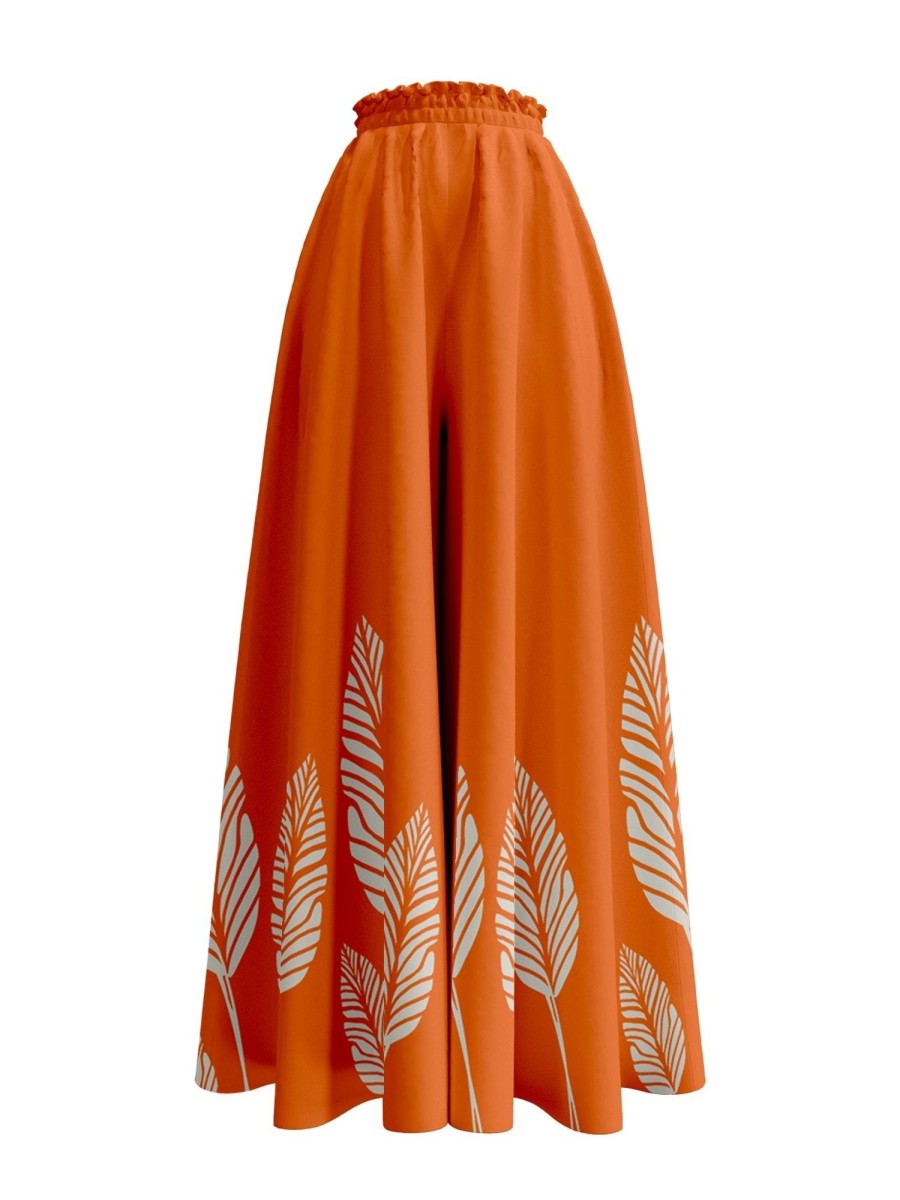 Clothing diarrablu | Jant Pants - Palms Orange