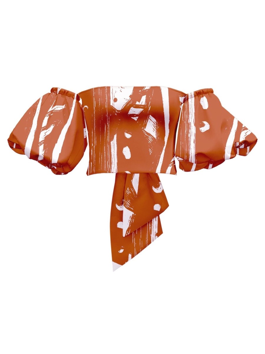 Clothing diarrablu | Zany Top - Suto Rust