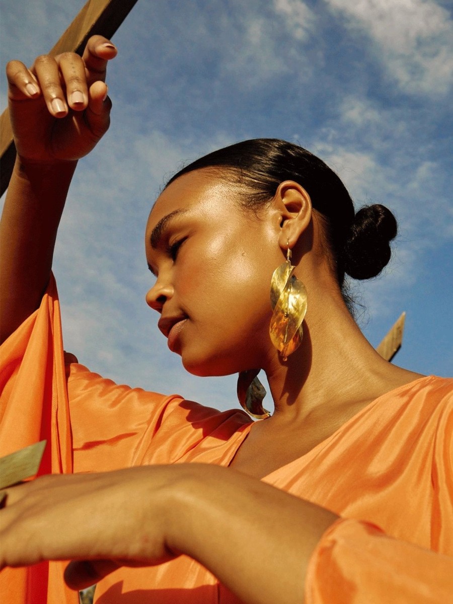 Accessories diarrablu | Khew Earrings - Gold Dipped